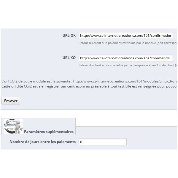 Module Prestashop CMCIC Monetico banque CIC paiement en 3 fois avec installation
