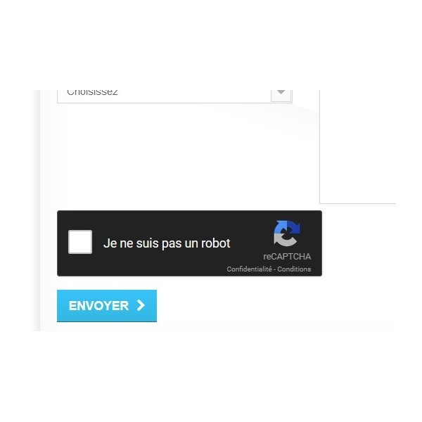 Captcha sur vos formulaires de contact