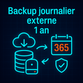 Backup externe des données