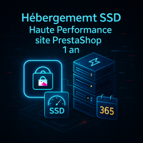 Hebergement site Prestashop 1 an