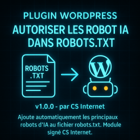 Wordpress autoriser les robots IA