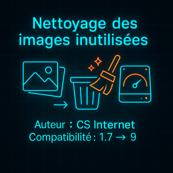Prestashop nettoyage des images inutilisées