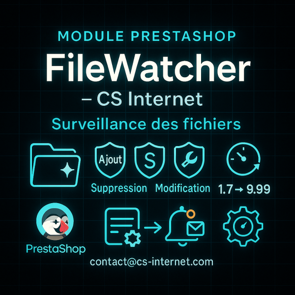 Prestashop Filewatcher anti piratage